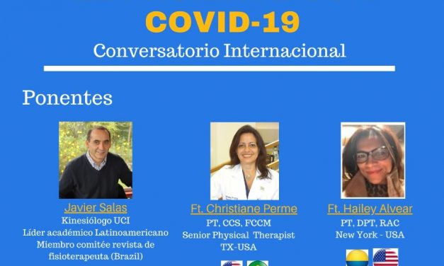 Junio 06 | Conversatorio internacional: rehabilitación del paciente con COVID-19.
