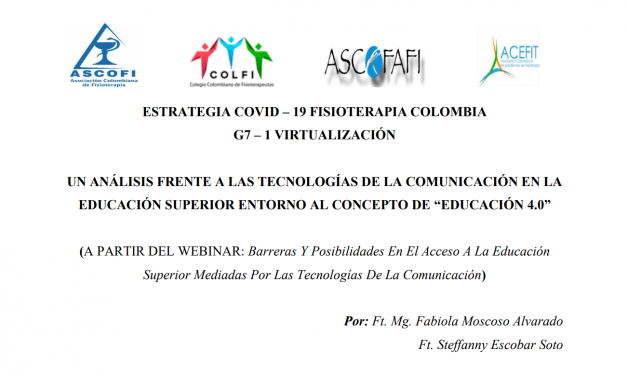 Un análisis frente a las tecnologías de la comunicación en la educación superior entorno al concepto de “EDUCACIÓN 4.0”