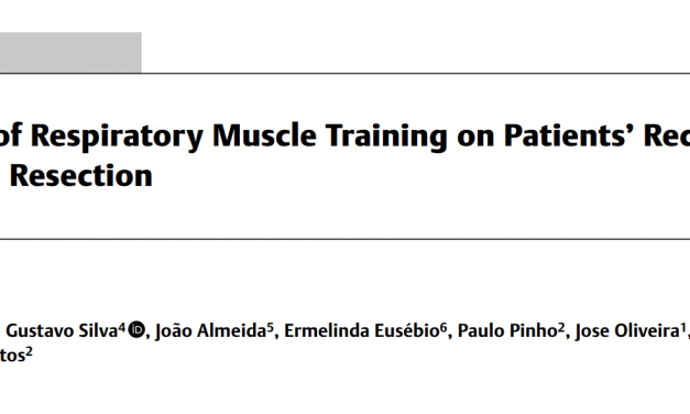 Entrenamiento Muscular Respiratorio en la recuperación de pacientes después de una Resección Pulmonar